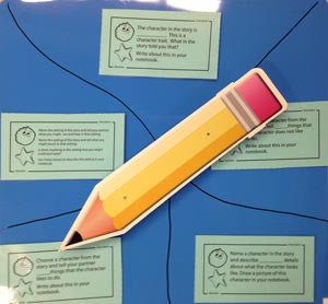 Magnetic Spinner Activity for Narrative & Expository Text Questions