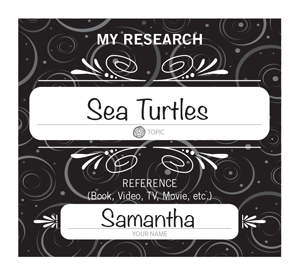 Expository “My Research” Cut–and-Fold Booklet